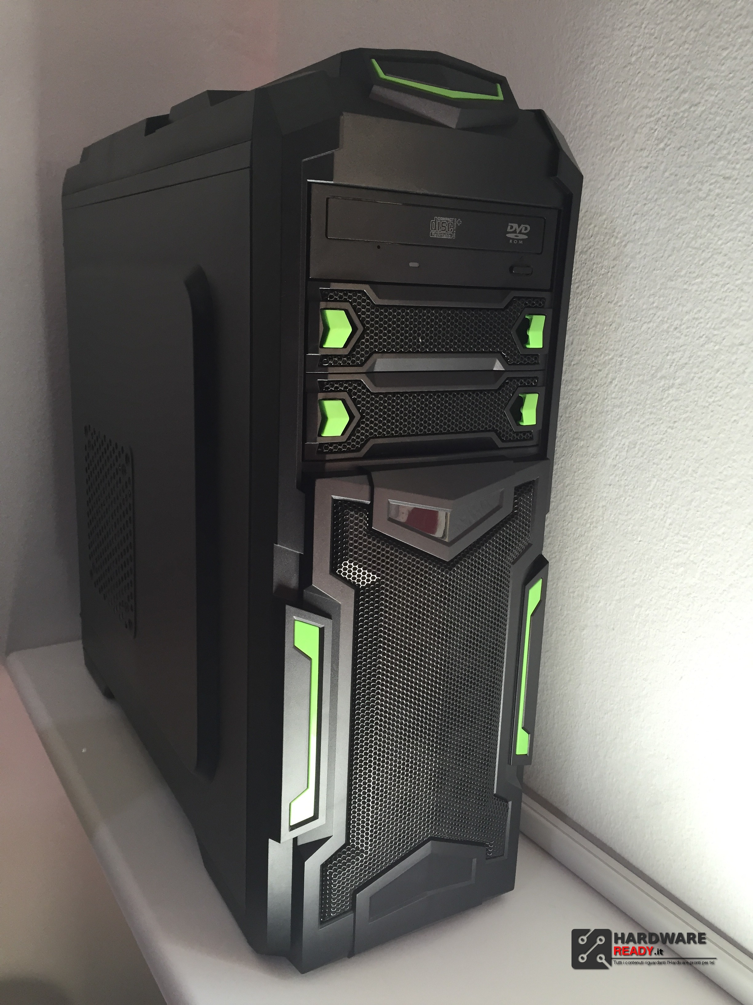 Case ITEK PRIME Dark Middle Tower ATX - Con Alimentatore 500W, USB 3.0 E Ventola 12cm, Per PC Gaming E Ufficio - Foto 12