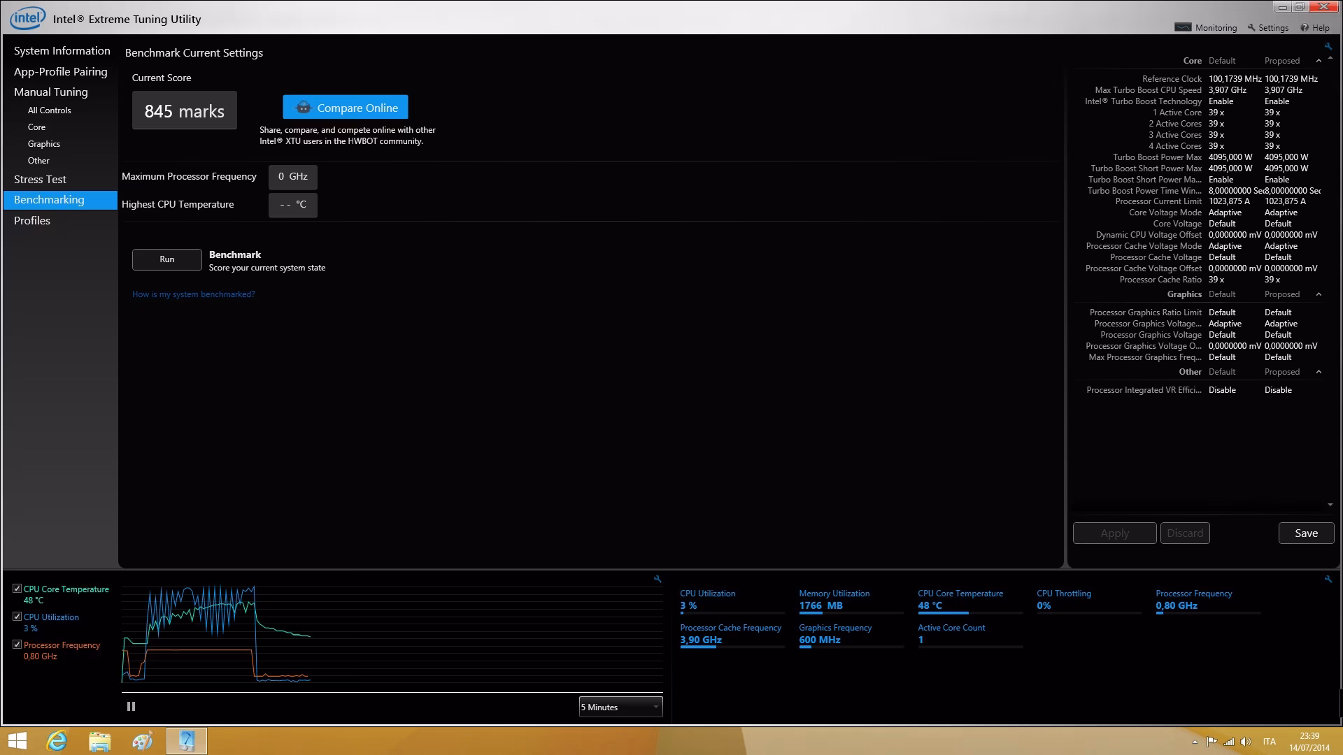 Intel(R) Extreme Tuning Utility