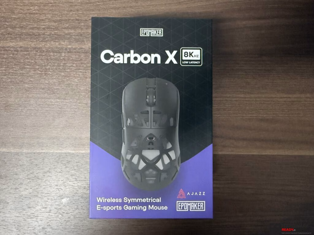 EPOMAKER CarbonX recensione: il mouse gaming ultraleggero da 50g con PAW3950, 8.000 Hz e un geniale software via web