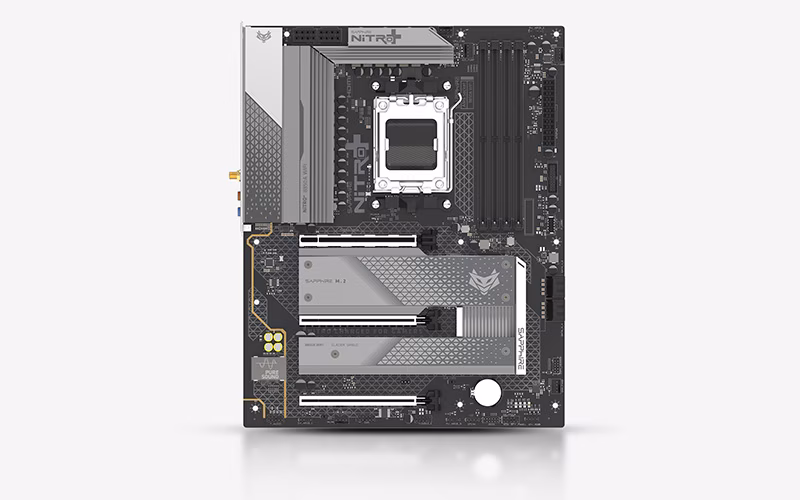 Sapphire NITRO+ B850A WiFi 7 dettaglio 1