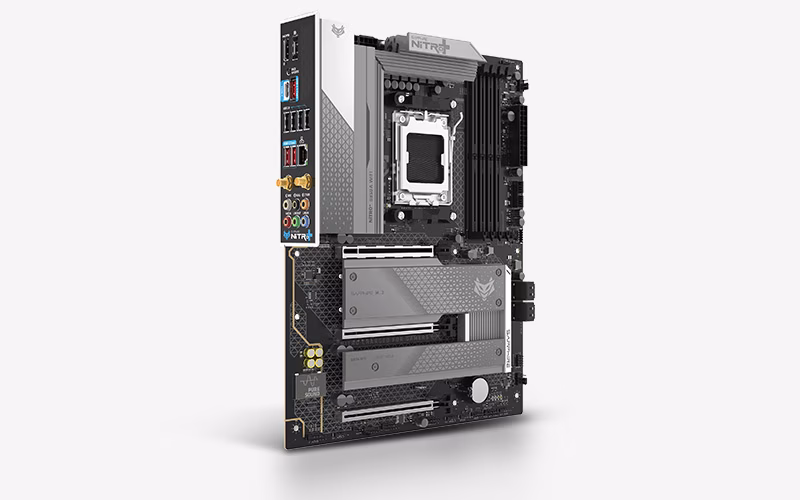 Sapphire NITRO+ B850A WiFi 7 dettaglio 2