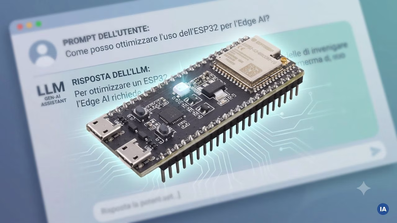 Un LLM su microcontrollore da meno di 10 dollari raggiunge quasi 10 token al secondo