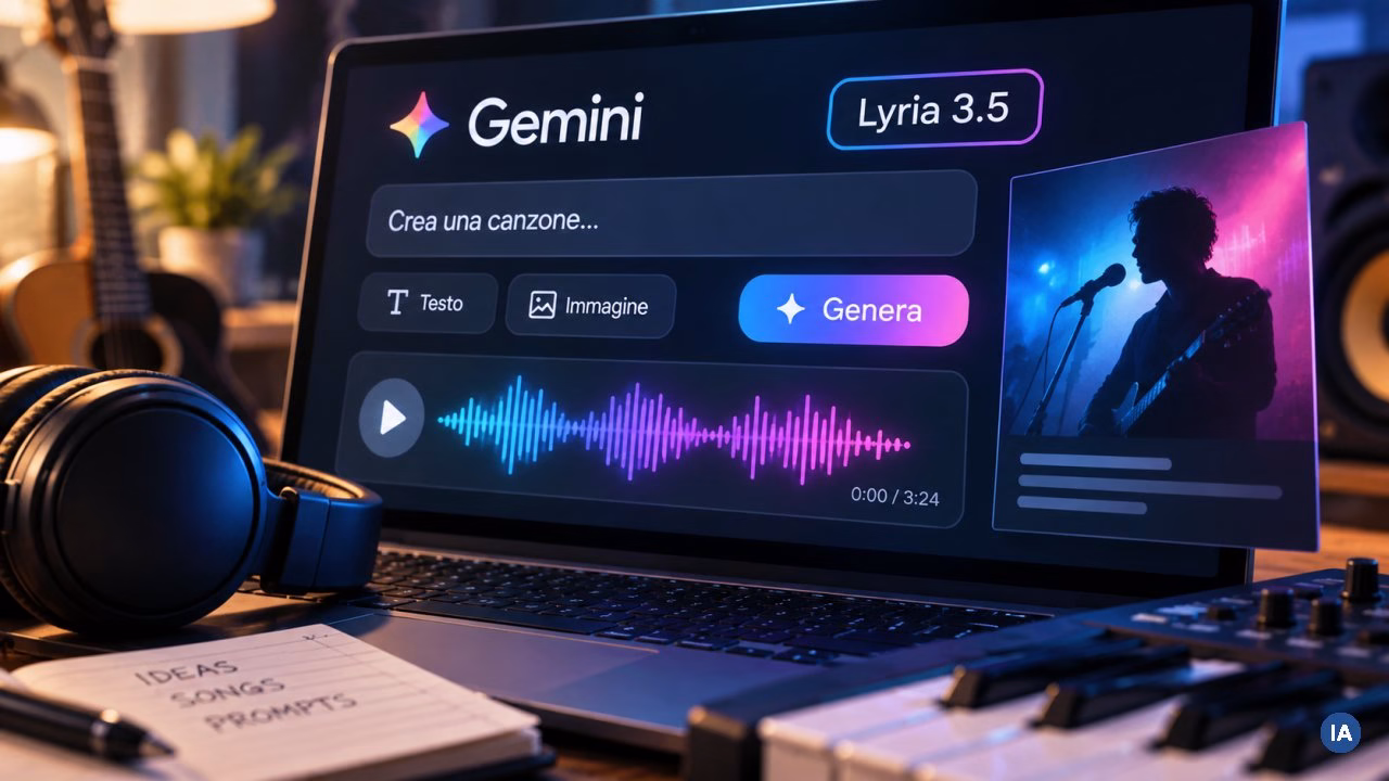 Lyria 3.5 su Gemini blocca voci di artisti e testi protetti