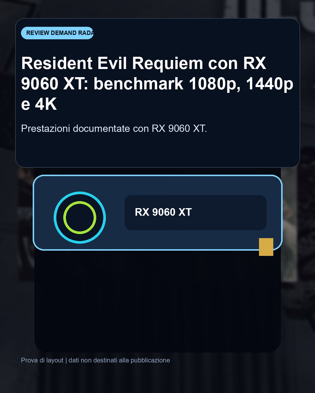 Panoramica del confronto tra Resident Evil Requiem con RX 9060 XT: benchmark FPS e target Full HD consigliato