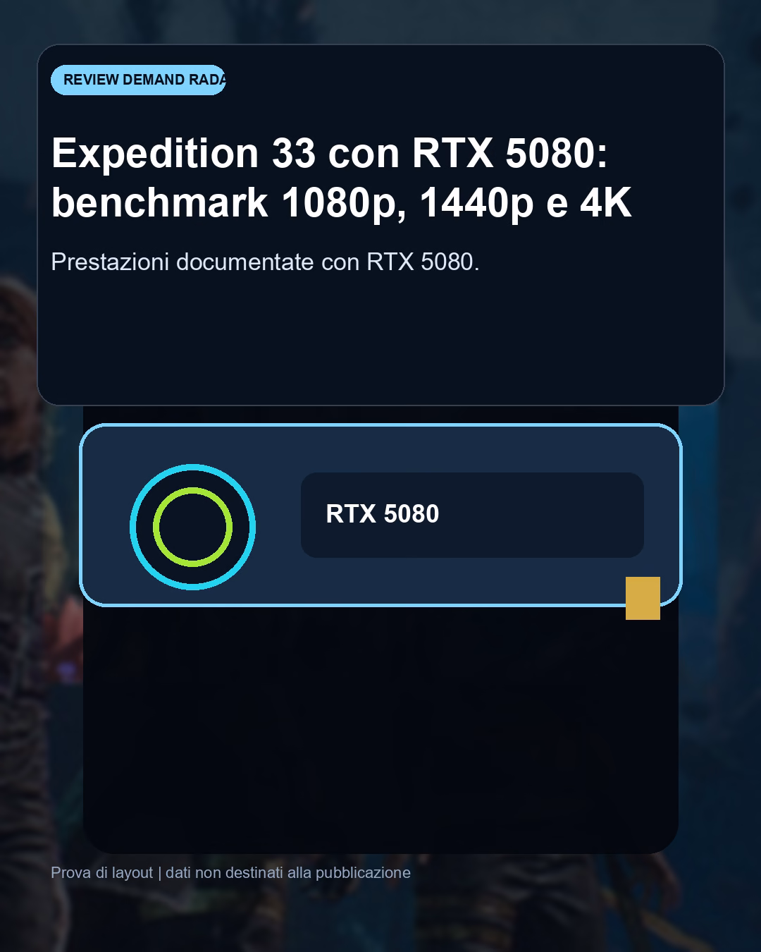 Panoramica del confronto tra Expedition 33 con RTX 5080: benchmark FPS e target QHD consigliato