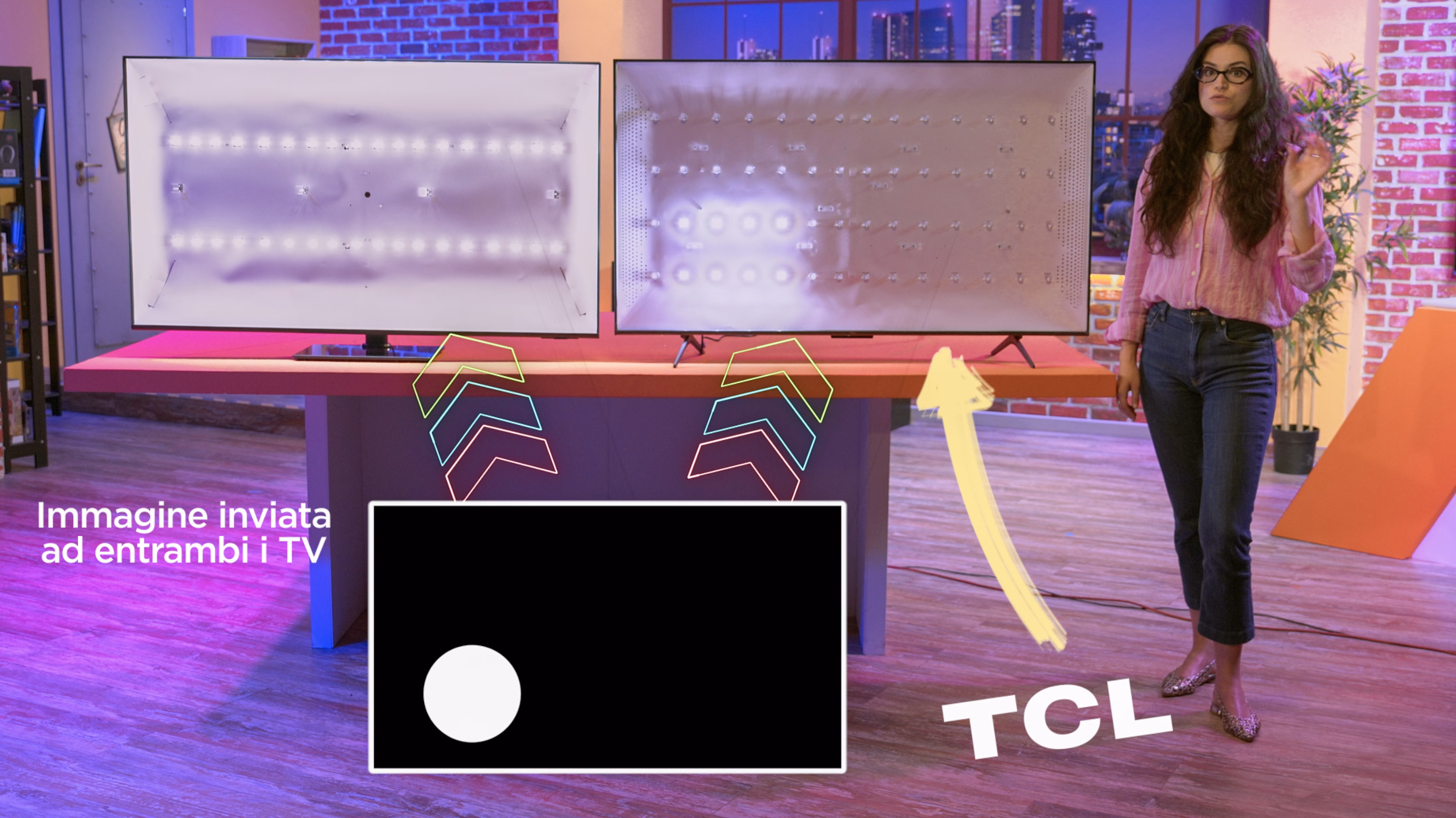 TCL campagna vediamocichiaro Mini LED