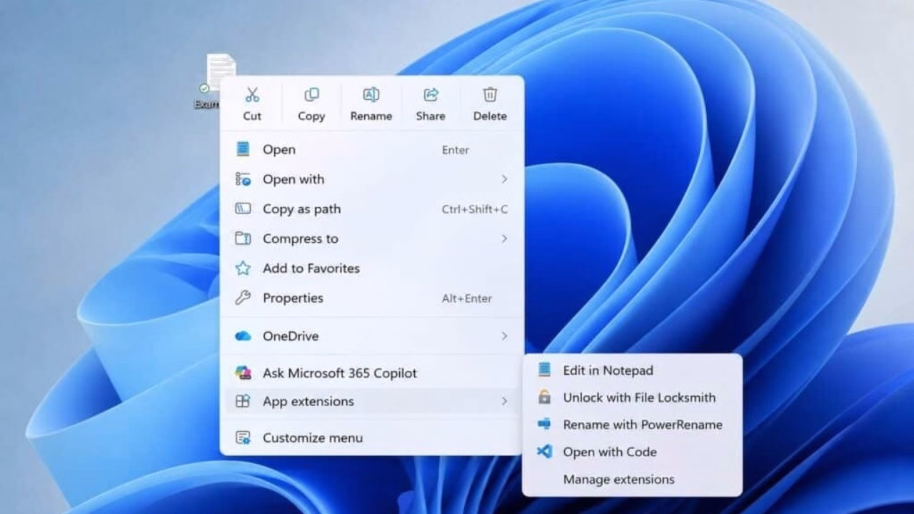 Windows 11 KB5127936: nuovo menu contestuale e Cloud Rebuild